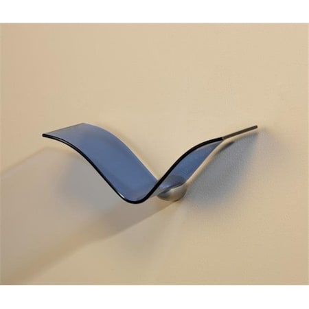 Amore Designs Amore Designs CPTSHERONBL Concepts Heron Blue Glass Shelf CPTSHERONBL